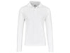 Mens Long Sleeve Zenith Golf Shirt - White Only-