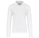 Mens Long Sleeve Zenith Golf Shirt - White Only-L-White-W