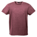 Mens Melange Crew Neck T-Shirt Maroon / XS / Regular - T-Shirts