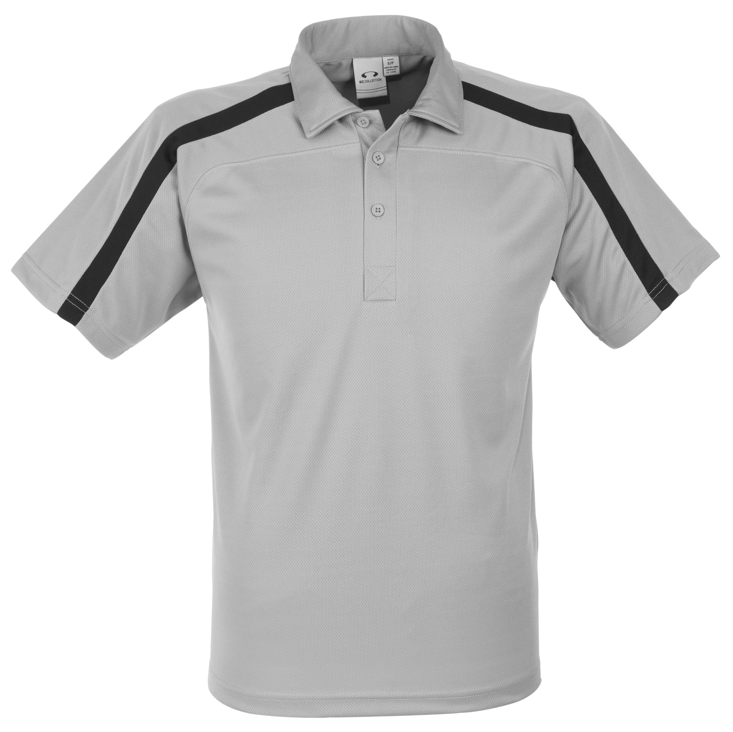 Mens Monte Carlo Golf Shirt - Navy Only-L-Grey-GY