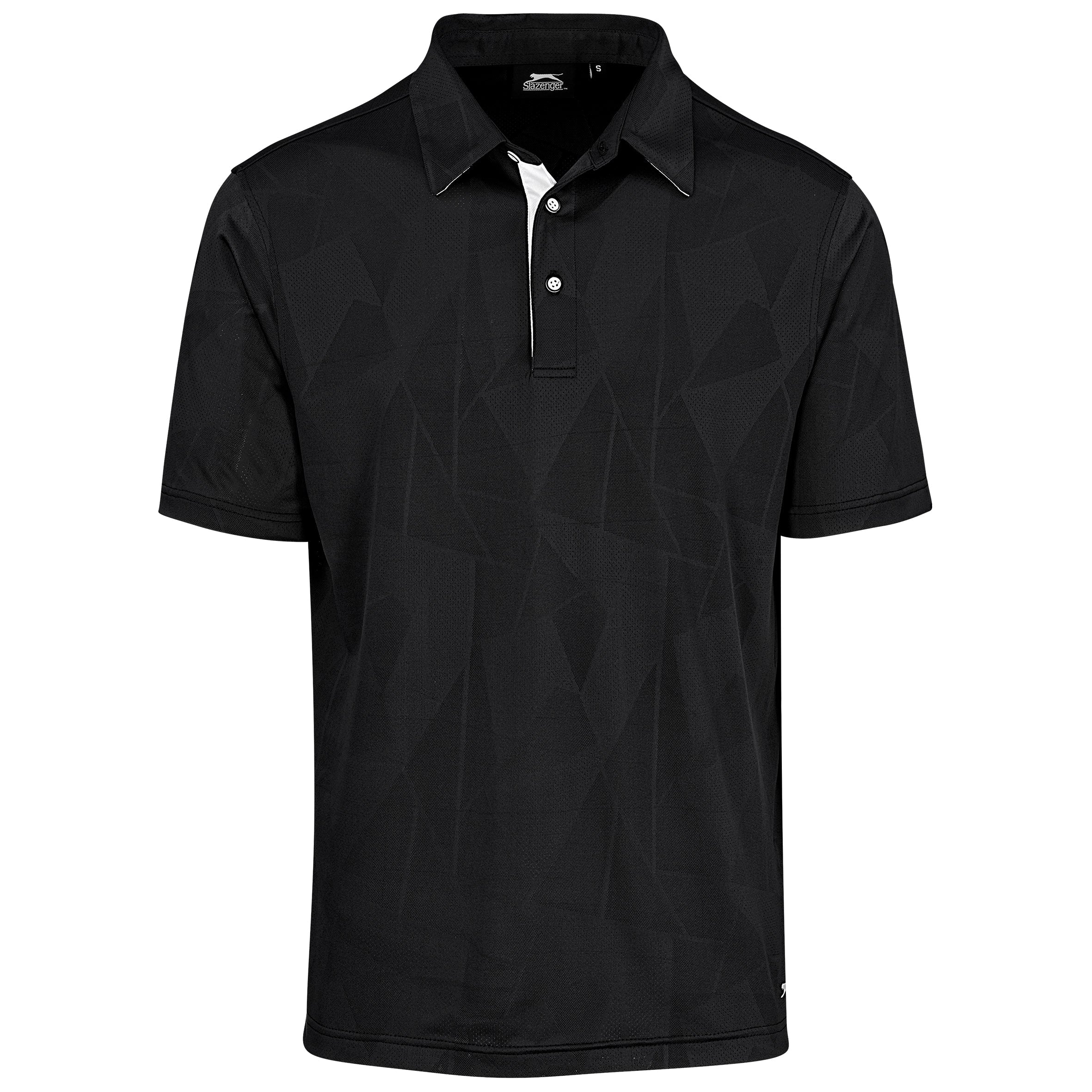 Mens Motif Golf Shirt L / Black / BL
