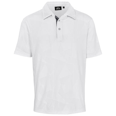 Mens Motif Golf Shirt L / White / W