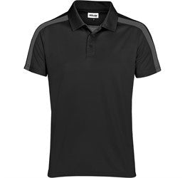 Mens Nautilus Golf Shirt-2XL-Black-BL