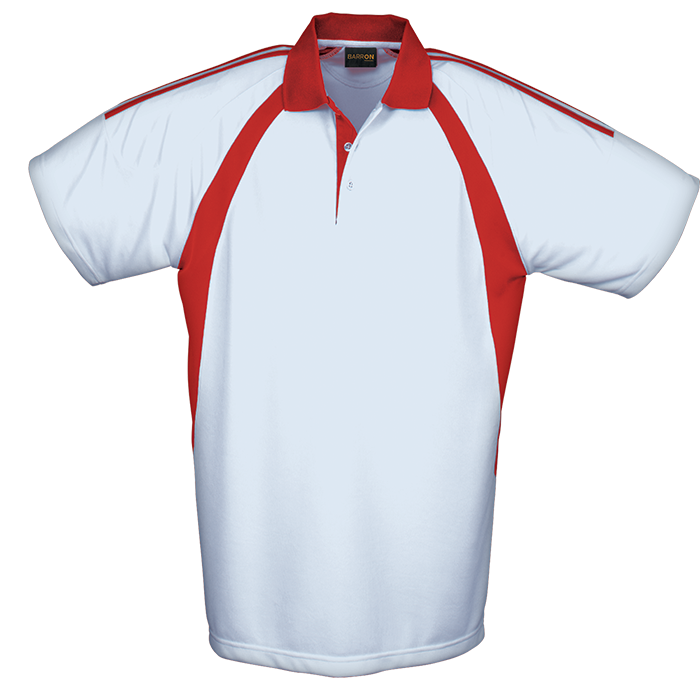 Mens Odyssey Golfer White/Red / SML / Regular - Golf Shirts