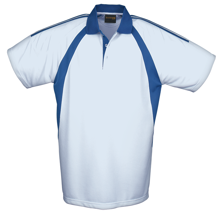 Mens Odyssey Golfer White/Royal / SML / Regular - Golf Shirts