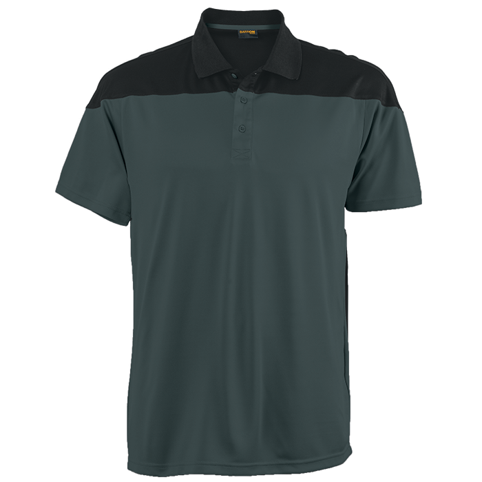 Mens Omega Golfer Granite/Black / SML / Regular - Golf Shirts