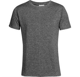 Mens Oregon Melange T-Shirt-2XL-Charcoal-C
