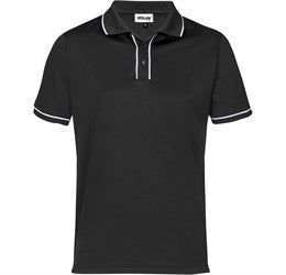 Mens Osaka Golf Shirt-2XL-Black-BL