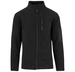 Mens Oslo Micro Fleece Jacket-Coats & Jackets-2XL-Black-BL