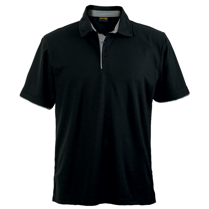 Mens Pulse Golfer  Black / SML / Regular - Golf Shirts