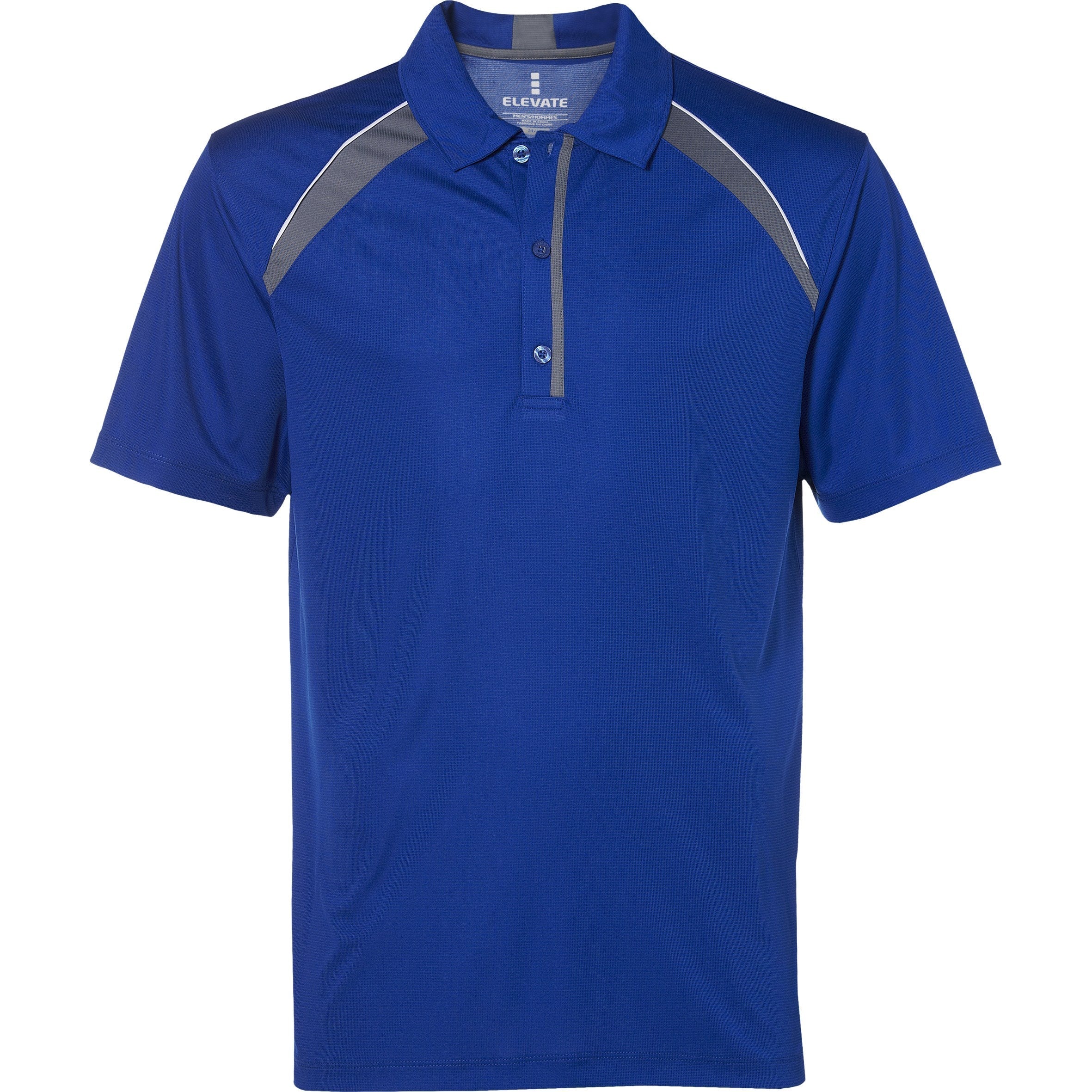 Mens Quinn Golf Shirt - Grey Only-L-Blue-BU