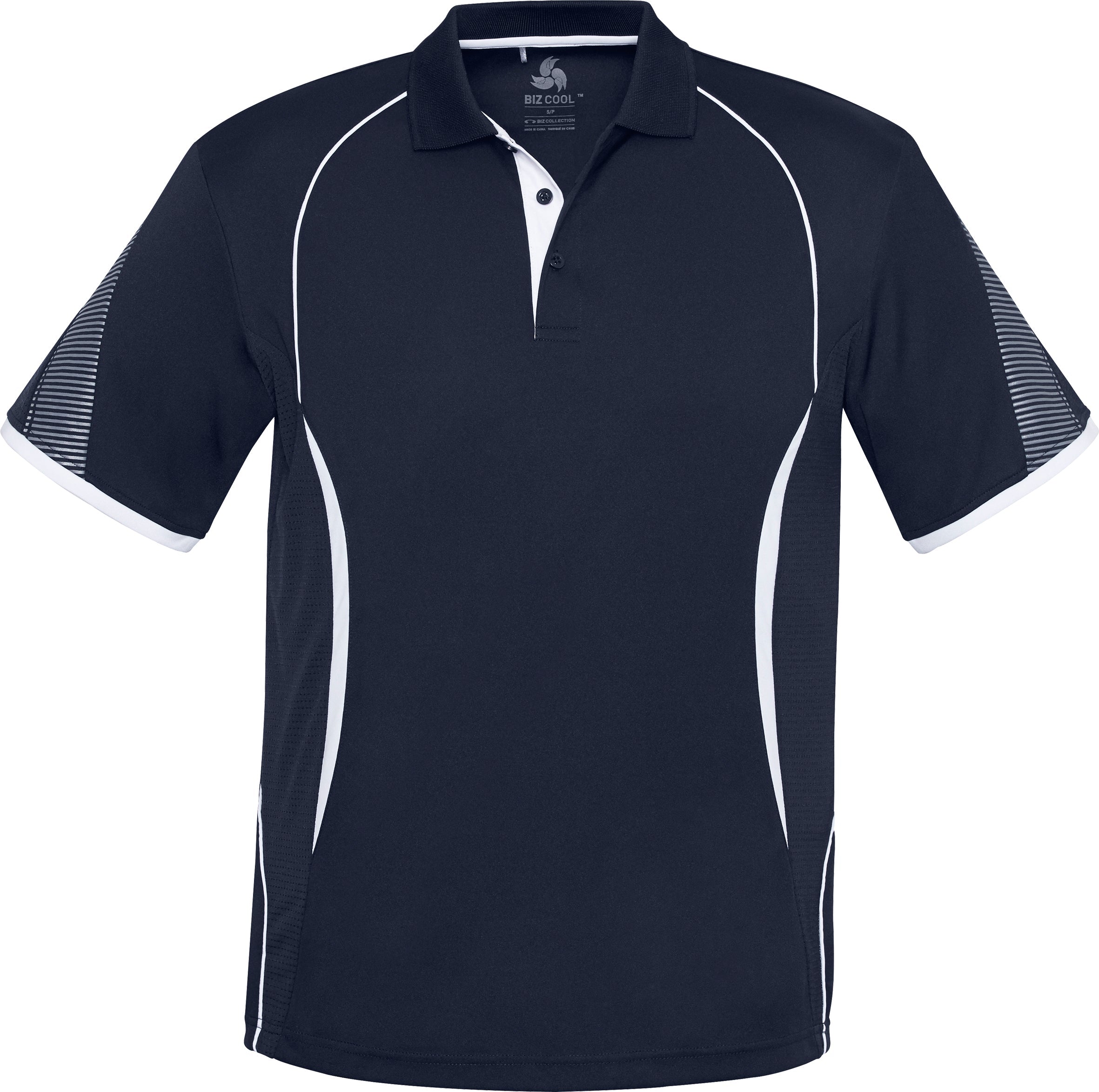 Mens Razor Golf Shirt-2XL-Navy-N