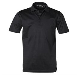 Mens Regent Golf Shirt - Black Only-