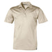 Mens Regent Golf Shirt - Black Only-2XL-Khaki-KH