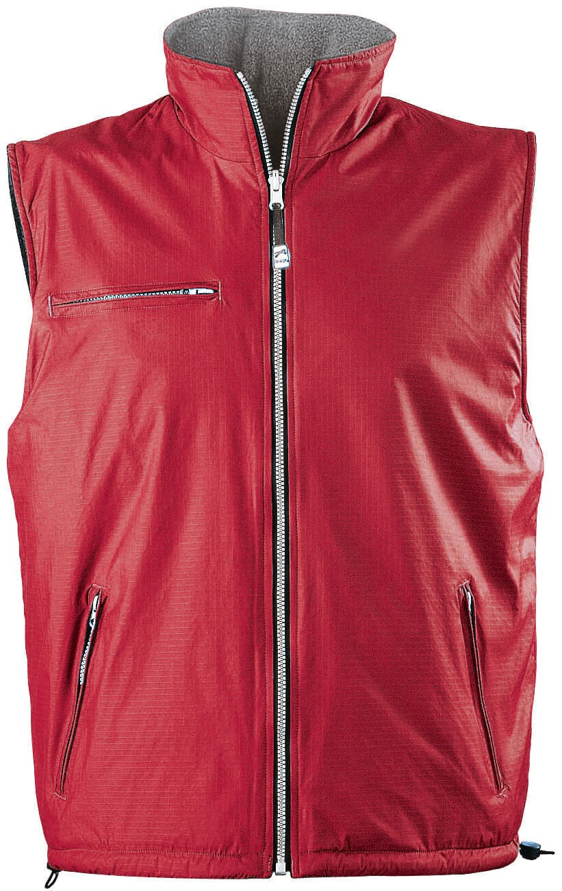 Mens Reversible Fusion Bodywarmer - Red Only-2XL-Red-R