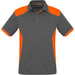 Mens Rival Golf Shirt - Grey Orange Only-L-Grey with Orange-GYO