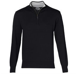 Mens Salvo 1/4 Zip Jersey - Black Only-