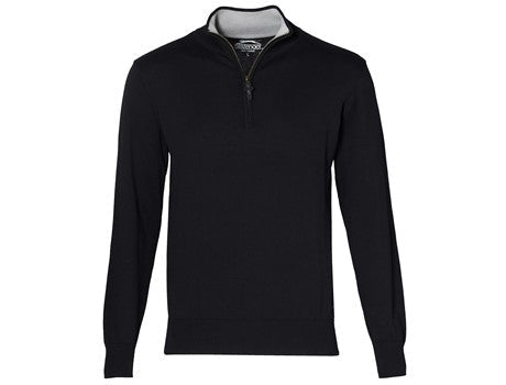 Mens Salvo 1/4 Zip Jersey - Black Only-