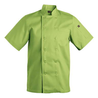 Mens Savona Short Sleeve Chef Jacket  Lime / XS / 