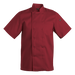 Mens Savona Short Sleeve Chef Jacket Red / XS / Regular - Jackets
