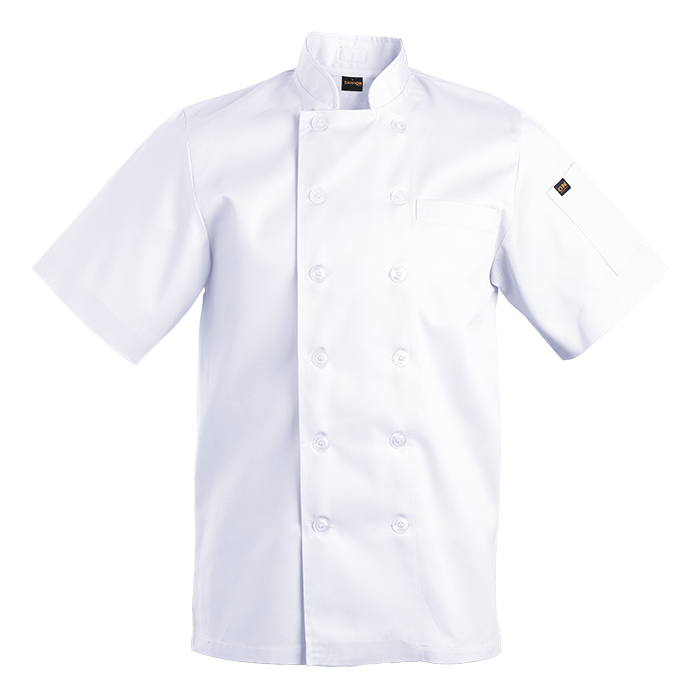 Mens Savona Short Sleeve Chef Jacket White / XS / Regular - Jackets