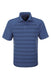 Mens Shimmer Golf Shirt - Black Only-2XL-Blue-BU