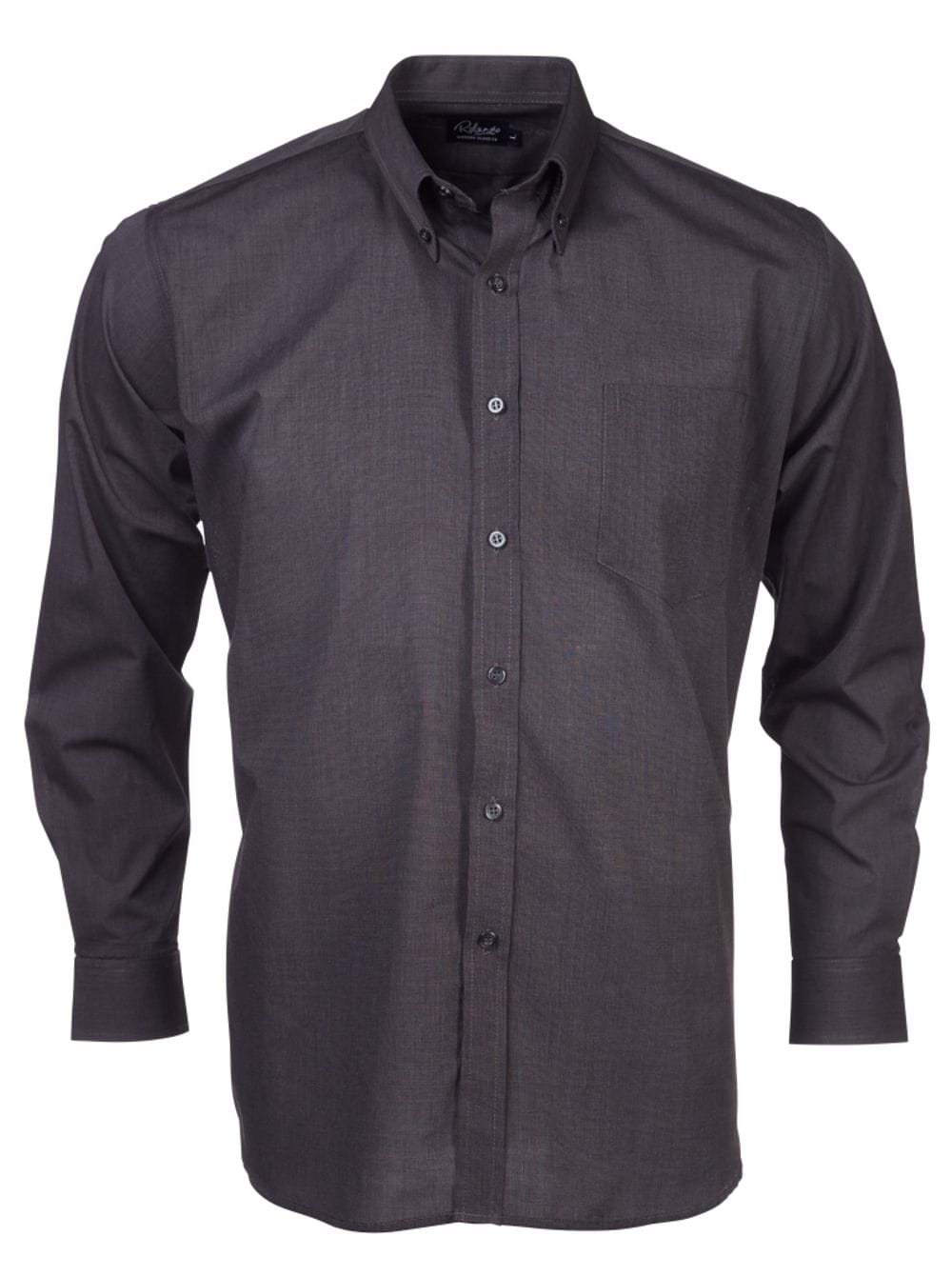 Mens S05 L/S Shirt - Charcoal Grey / XL