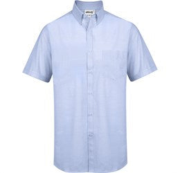 Mens Short Sleeve Earl Shirt - Sky Blue Only-L-Sky Blue-SB