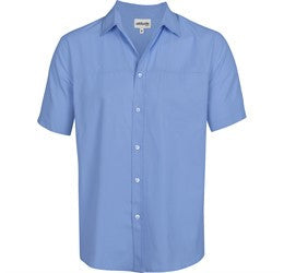Mens Short Sleeve Empire Shirt-2XL-Sky Blue-SB