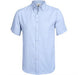 Mens Short Sleeve Nottingham Shirt-L-Sky Blue-SB