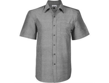 Mens Short Sleeve Oxford Shirt - White Only-