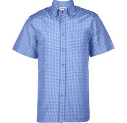Mens Short Sleeve Prestige Shirt - Light Blue Only-2XL-Light Blue-LB