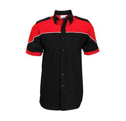 Mens Short Sleeve Racer Shirt - Red Only-
