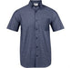 Mens Short Sleeve Viscount Shirt - Royal Blue Only-2XL-Navy-N
