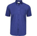 Mens Short Sleeve Viscount Shirt - Royal Blue Only-2XL-Royal Blue-RB