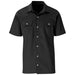Mens' Short-Sleeved Bush Safari Shirt-Shirts & Tops-2XL-Black-BL