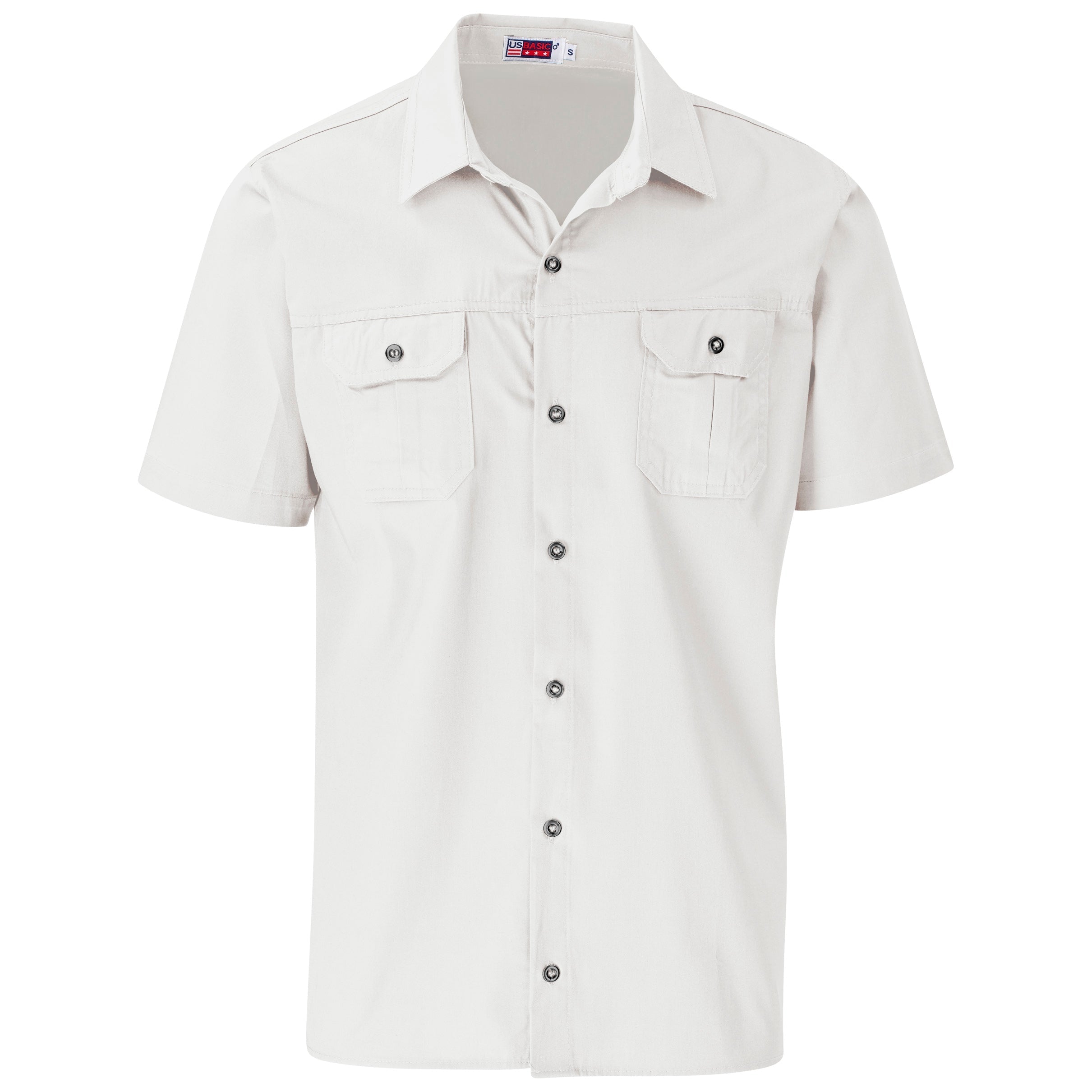 White coloured bush safari shirt