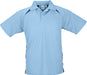 Mens Splice Golf Shirt-L-Light Blue-LB