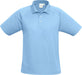 Mens Sprint Golf Shirt - White Only-L-Light Blue-LB