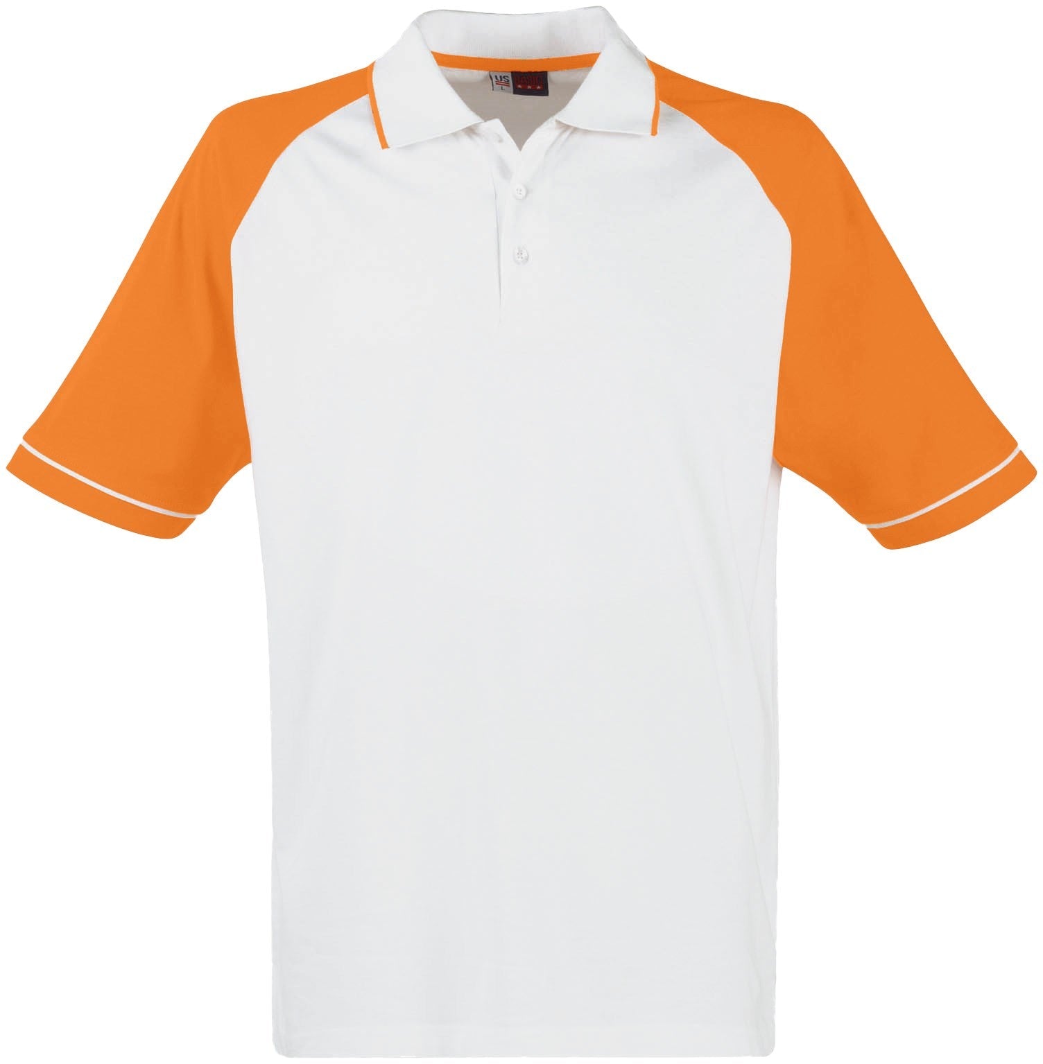 Mens Sydney Golf Shirt - Black Only-2XL-Orange-O
