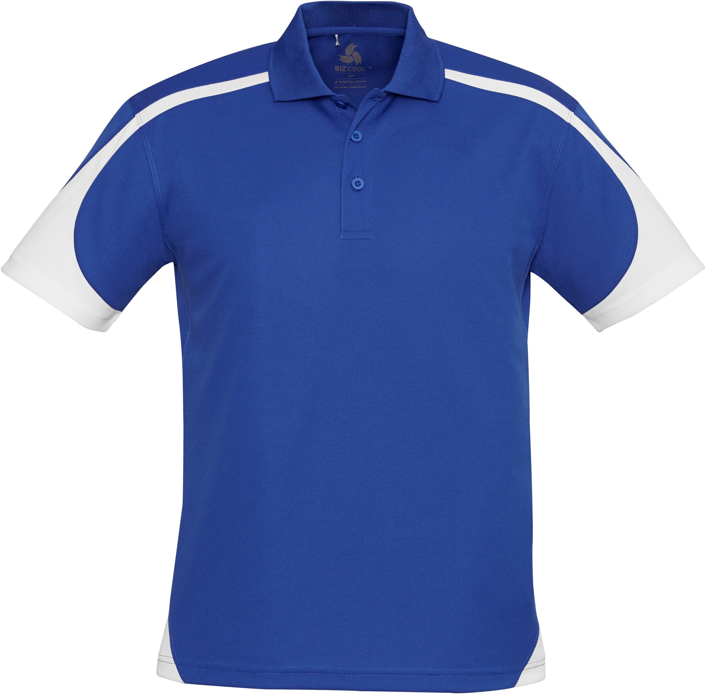 Mens Talon Golf Shirt-2XL-Blue-BU