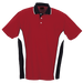 Mens Three Tone Golfer  Red/White/Black / SML / Last 