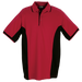 Mens Two-Tone Golfer Red/Black / 3XL / Regular - Golf Shirts