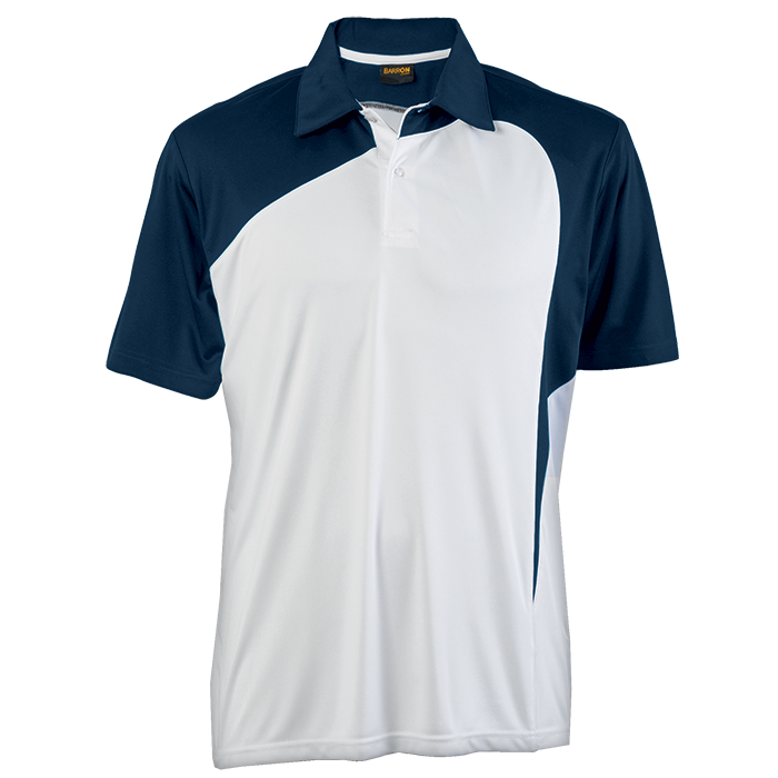 Mens Torpedo Golfer White/Navy / SML / Regular - Golf Shirts