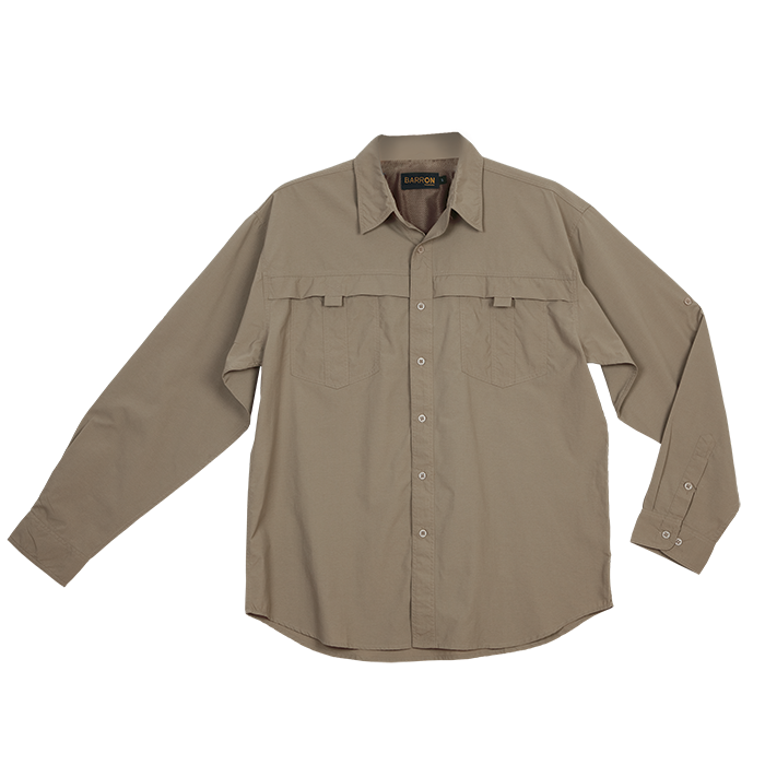 Mens Trail Shirt Desert Tan / SML / Regular - Shirts-Outdoor