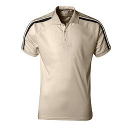 Mens Trinity Golf Shirt - White Only-2XL-Khaki-KH