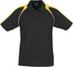 Mens Triton Golf Shirt - Black Teal Only-Shirts & Tops-2XL-Black With Yellow-BLY