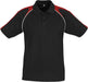 Mens Triton Golf Shirt - Black Teal Only-Shirts & Tops-2XL-Black With Red-BLR