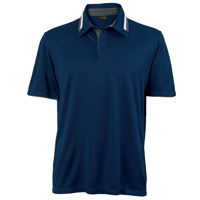 Mens Vitality Golfer Navy/Grey/White / SML / Regular - Golf Shirts