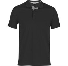 Mens New York Golf Shirt-L-Black-BL